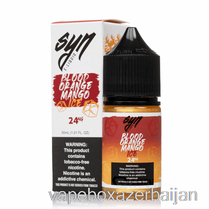 Vape Azerbaijan ICE Blood Orange Mango - Syn Salts - 30mL 24mg